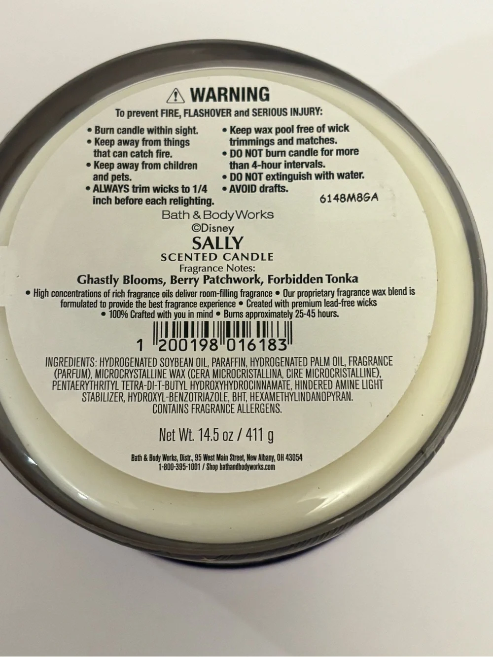 Bath & Body Works Nightmare Before Christmas Jack and Sally Three Wick Candles